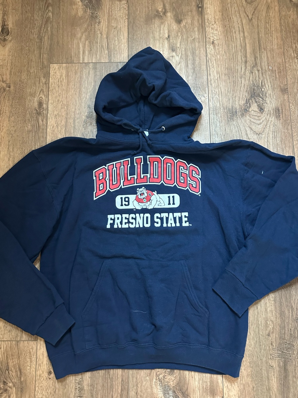 Jerzees Men’s Fresno State Bulldogs Sweatshirt, Hoodie, Football, College, L